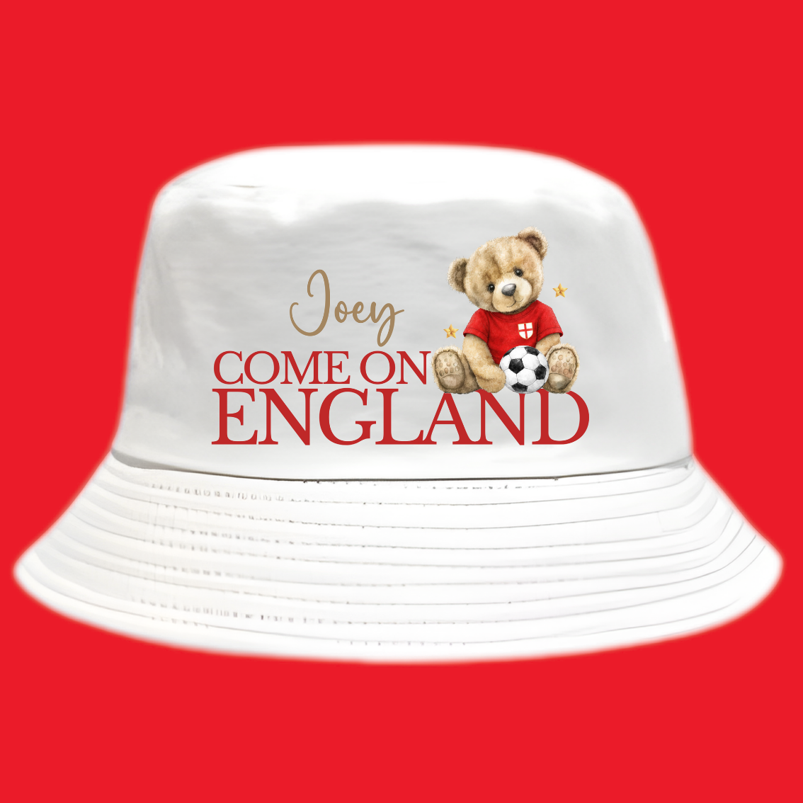 WORLD CUP 2026 ENGLAND THEMED BUCKET HAT