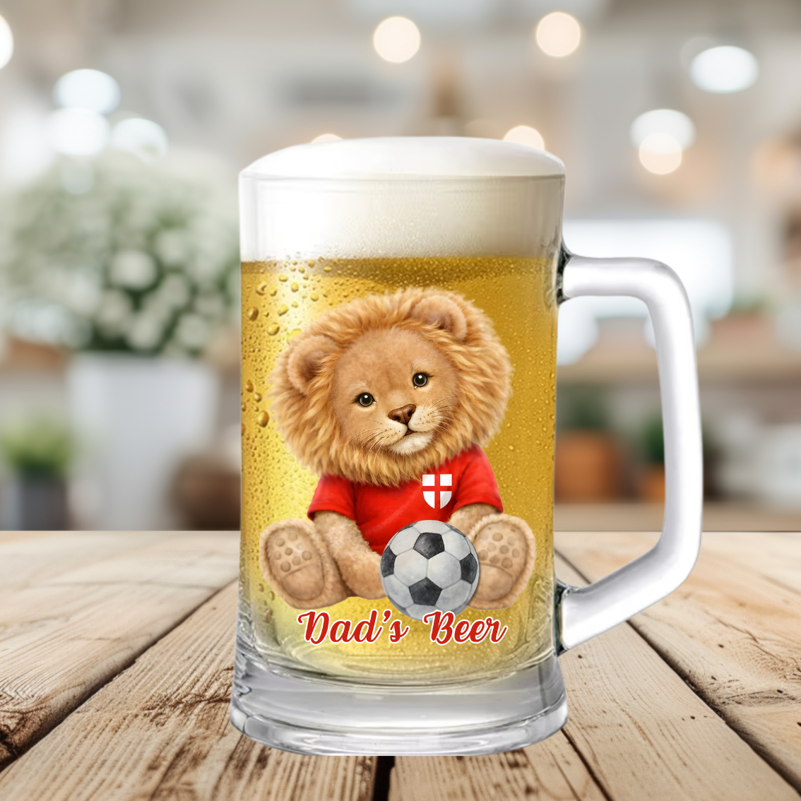 WORLD CUP 2026 ENGLAND THEMED GLASS TANKARDS
