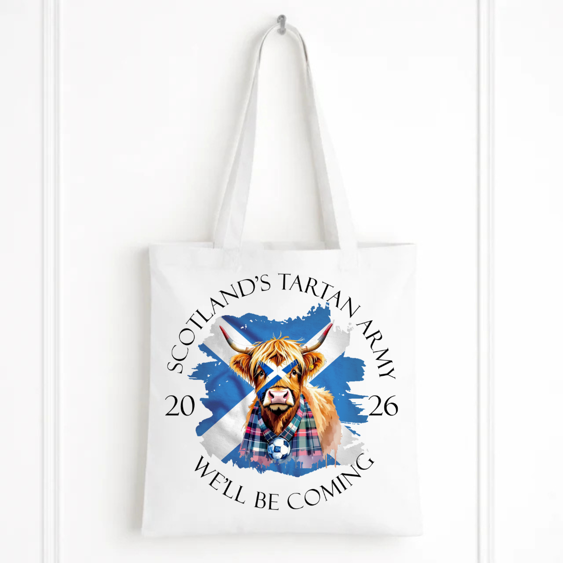 World Cup 2026 Scotland Themed Tote Bag