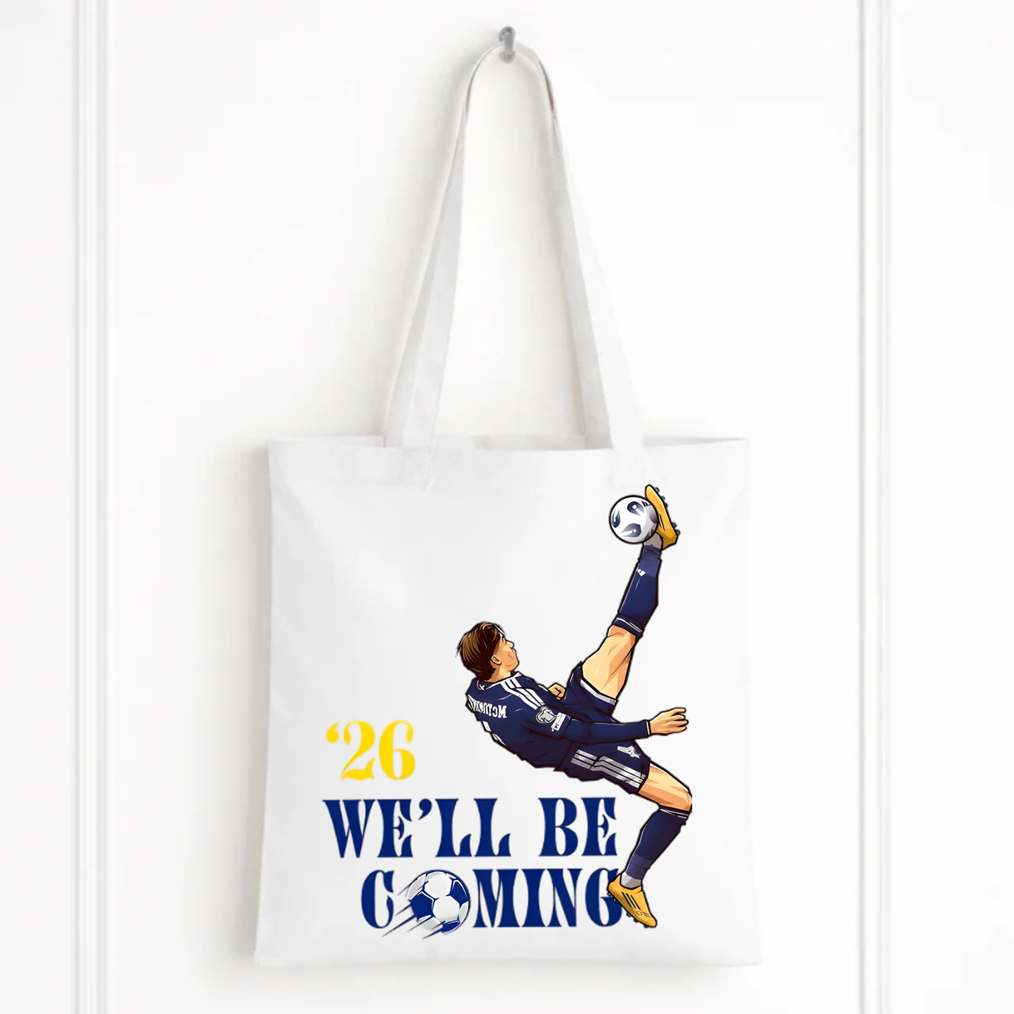 World Cup 2026 Scotland Themed Tote Bag