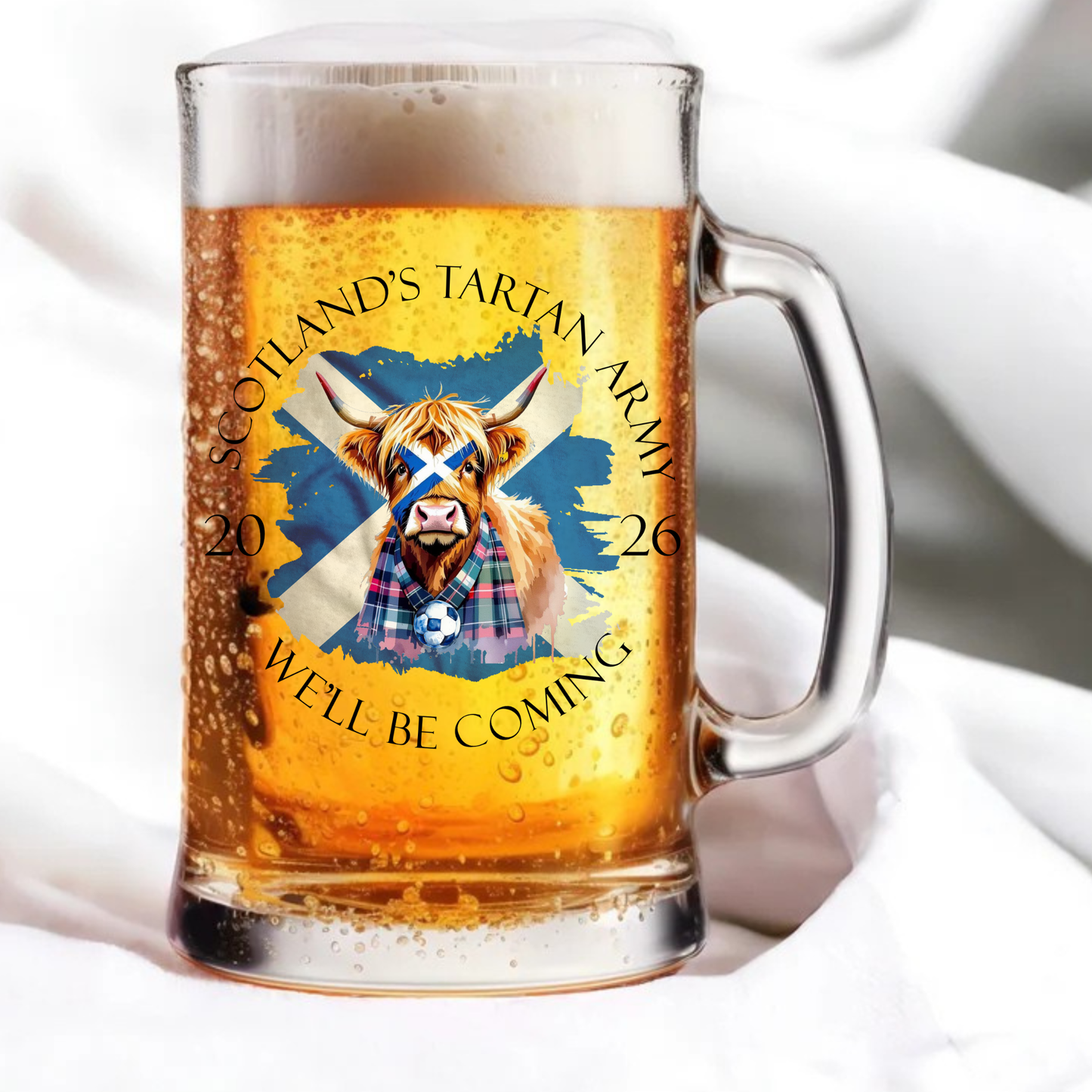 WORLD CUP 2026 BEER TANKARD TARTAN ARMY