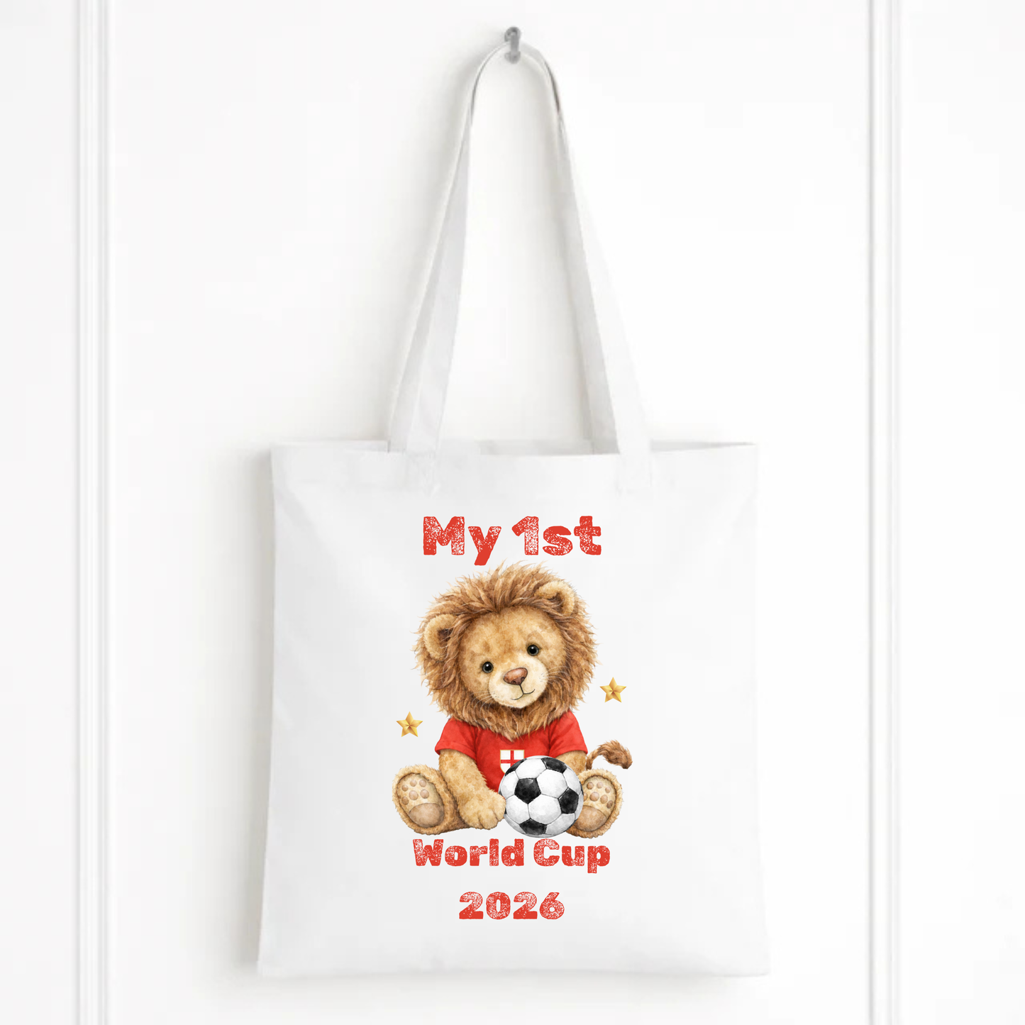 World Cup 2026 England Themed Tote Bag