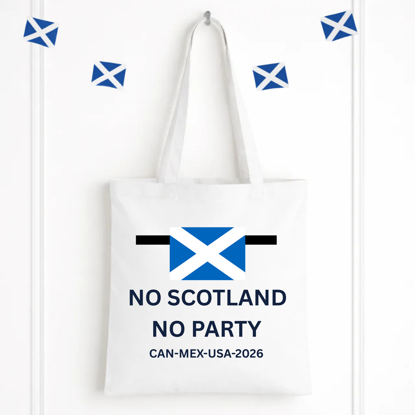 World Cup 2026 Scotland Themed Tote Bag