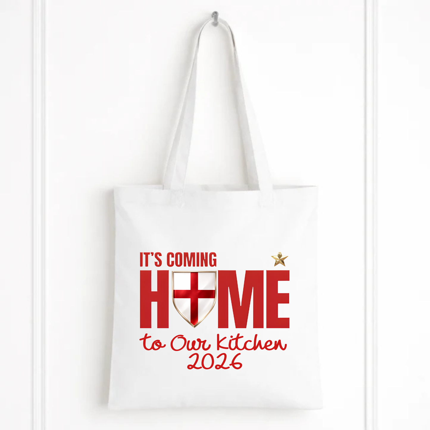 World Cup 2026 England Themed Tote Bag